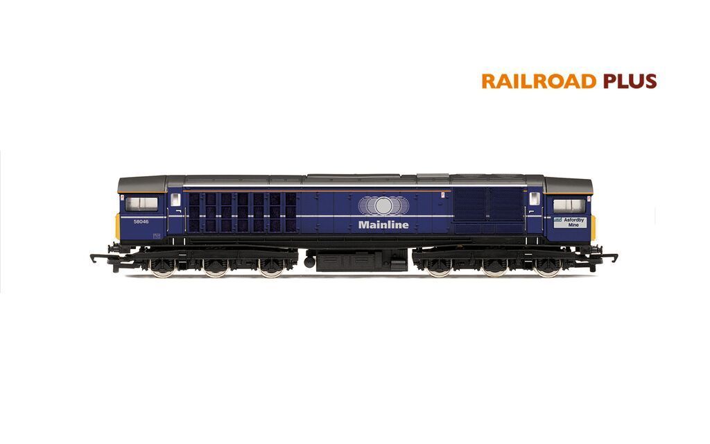 Hornby R30383 RailRoad Plus: Class 58 - BR Mainline - No.58046 'Asfordby Mine' - Era 8