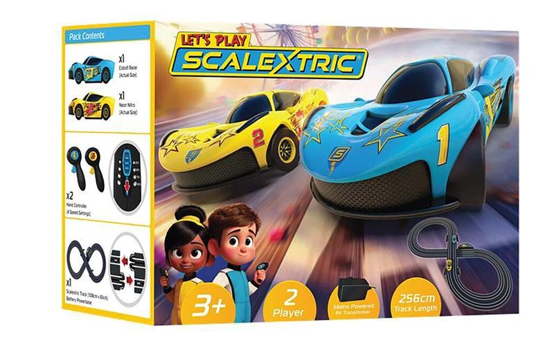 Scalextric G1188M My First Scalextric Let's Play! - Race Set (Battery Powered)