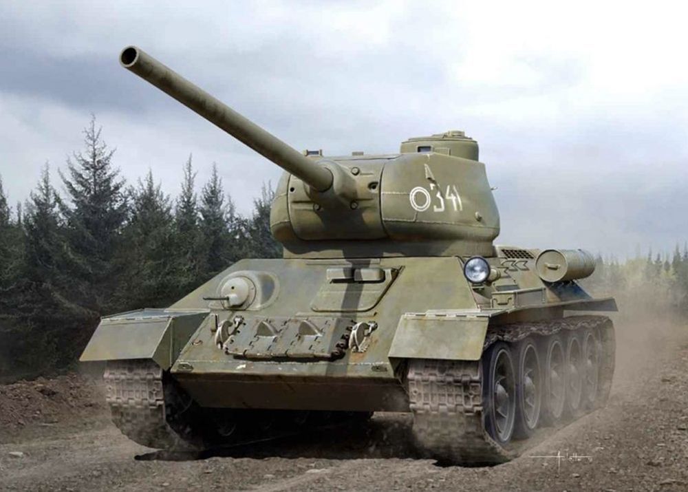 Academy 13421 Soviet Army T-34/85 WWII Medium Tank 1/72 Scale Plastic Model Kit Academy 13421 Soviet Army T-34/85 WWII Medium Tank 1/72 Scale Plastic Model Kit
