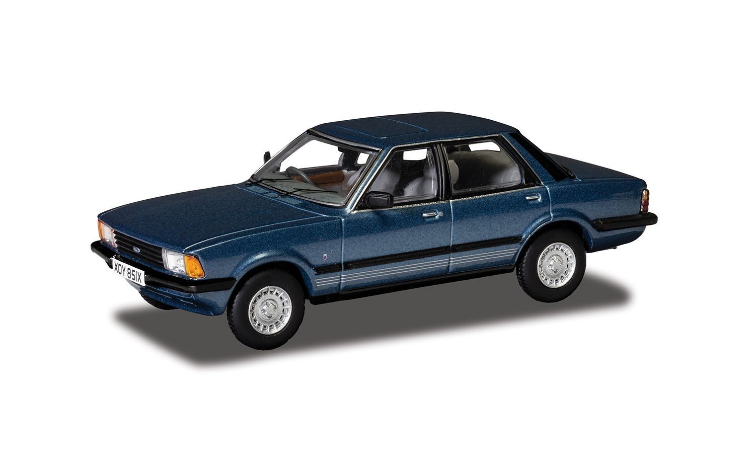 Corgi VA15007 Ford Cortina Mk5 2.3 Ghia - Titan Blue Diecast Model