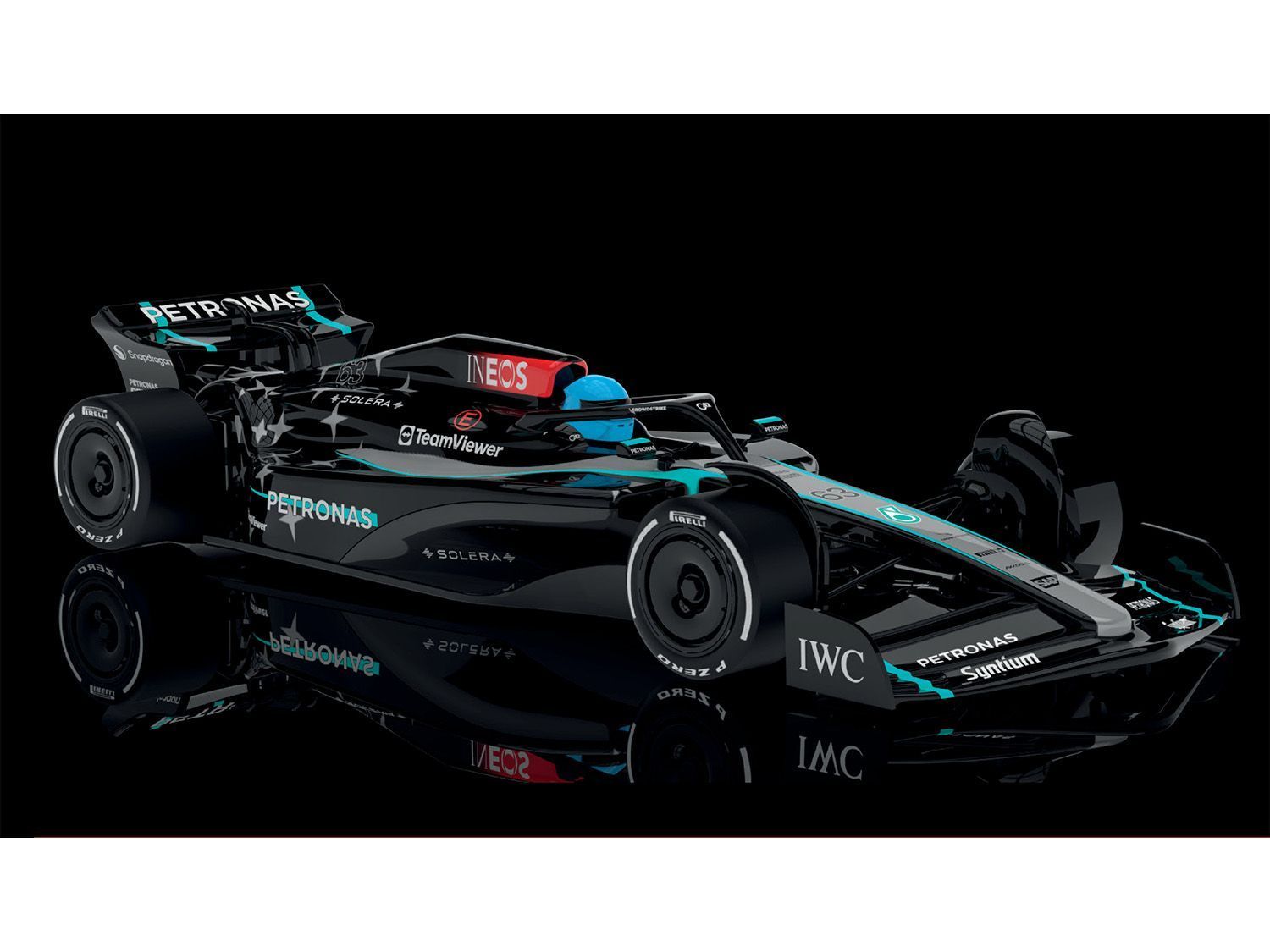 NSR 0508IL NSR F22/26 Silver Arrow No.63 George Russell Slot Car