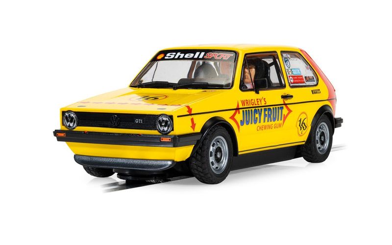 Scalextric C4625 Volkswagen Golf MK1 - Malcolm Jeffs Racing Slot Car