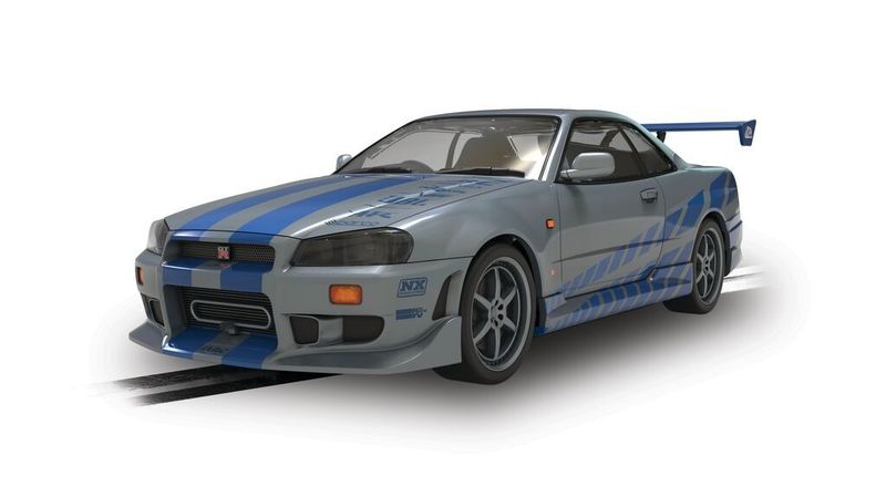 Scalextric C4674 Nissan Skyline GT-R (R34) - 2 Fast 2 Furious Slot Car