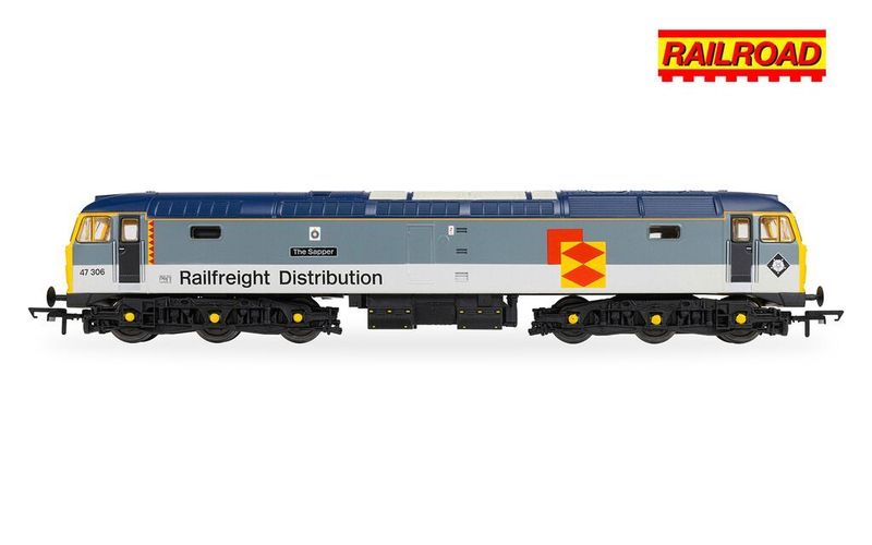 Hornby R30440 RailRoad - Railfreight Distribution - Class 47 - 'The Sapper' 47306 Era 11