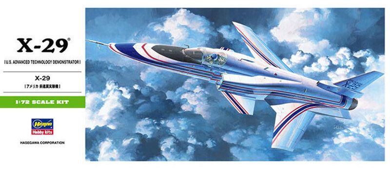 Hasegawa B13 X-29 1/72 Scale Plastic Model Kit Hasegawa B13 X-29 1/72 Scale Plastic Model Kit