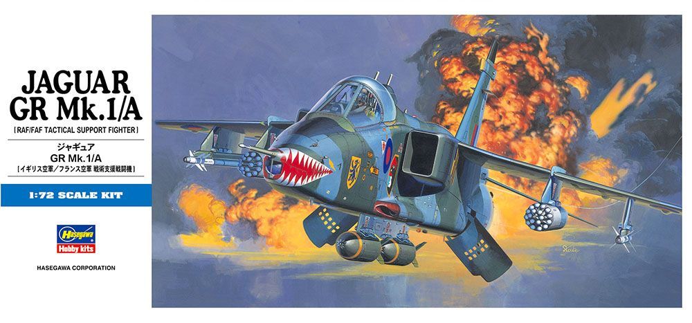 Hasegawa D02 Jaguar GR Mk.1/A 1:72 Scale Plastic Model Kit