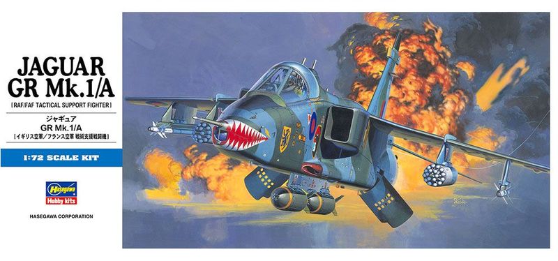 Hasegawa D02 Jaguar GR Mk.1/A 1:72 Scale Plastic Model Kit