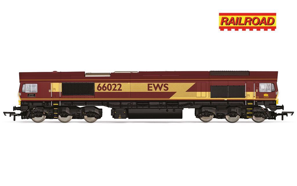 Hornby R30532 RailRoad: EWS - Class 66 - 'Lafarge Charnwood' 66022 Era 11