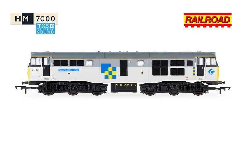 Hornby R30439TXS RailRoad - TLF Construction - Class 31 - 31271 'Stratford' (DCC Sound Fitted) Era 11