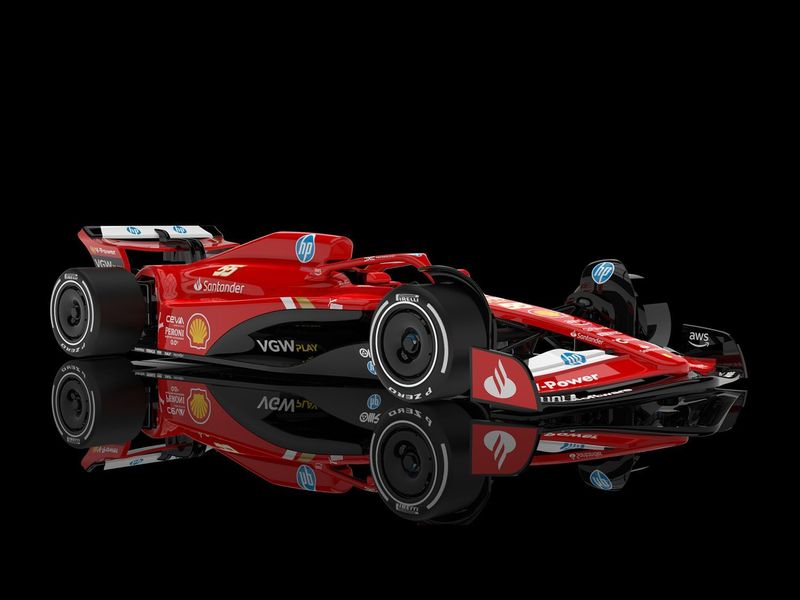 NSR 0564IL NSR F22/26 Rosso Fuoco No.55 Livery Slot Car