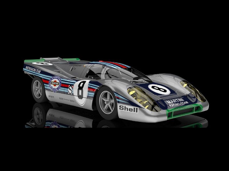 NSR 0579SW Porsche 917K Martini Brands Hatch 1000km 1971 No.8 Elford/Redman Slot Car