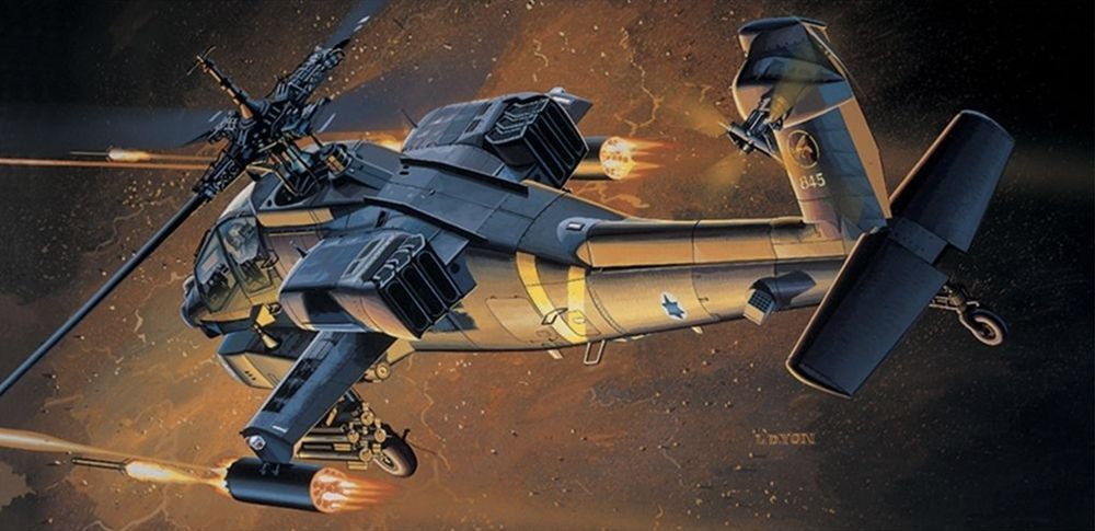 Academy 12488 Israeli Defence Force AH-64A Apache Helicopter 1/72 Scale Plastic Model Kit