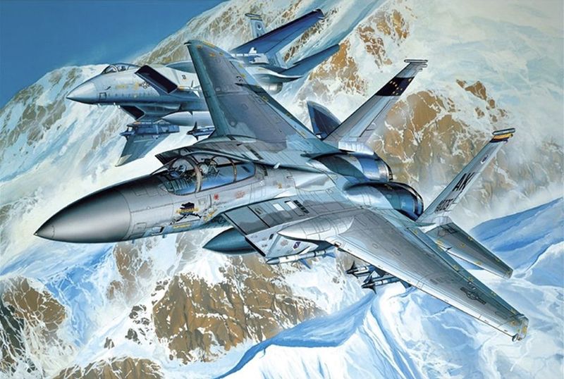 Academy 12476 US Air Force F-15C Eagle Fighter Aircraft 1/72 Scale Plastic Model Kit Academy 12476 US Air Force F-15C Eagle Fighter Aircraft 1/72 Scale Plastic Model Kit