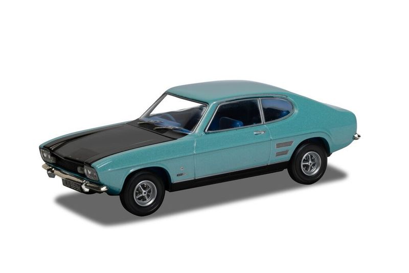 Corgi VA13320 Ford Capri Mk1 1600 GT XLR, Glacier Blue Diecast Model Corgi VA13320 Ford Capri Mk1 1600 GT XLR, Glacier Blue Diecast Model