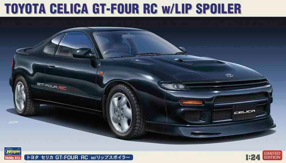 Hasegawa 20536 Toyota Celica GT-Four RC W/Lip Spoiler  1/24 Scale Plastic Model Kit