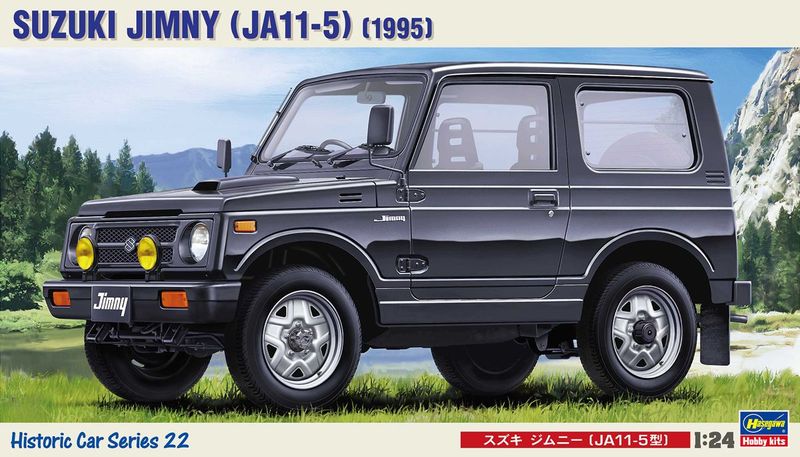 Hasegawa HC-22 Suzuki Jimny (JA11-5) 1995 1/24 Scale Plastic Model Kit Hasegawa HC-22 Suzuki Jimny (JA11-5) 1995 1/24 Scale Plastic Model Kit