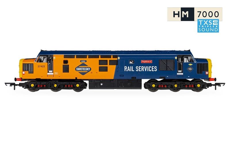 Hornby R30544TXS RailRoad: Rail Services - Class 37 - 'Pegasus' 37422 (DCC Sound Fitted) Era 11 Hornby R30544TXS RailRoad: Rail Services - Class 37 - 'Pegasus' 37422 (DCC Sound Fitted) Era 11