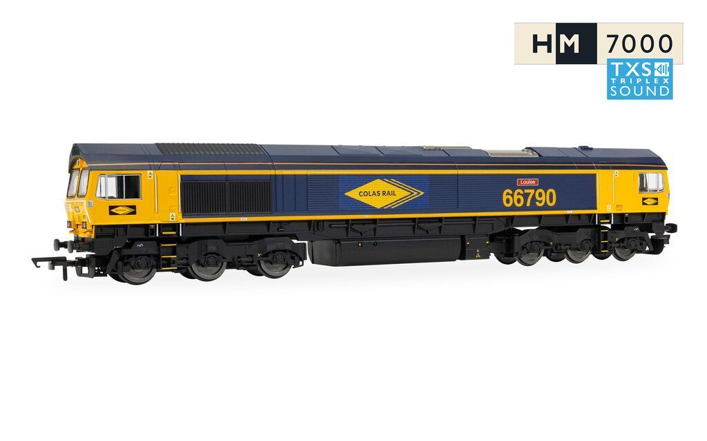 Hornby R30533TXS RailRoad: Colas - Class 66 - 'Louise 66790' (DCC Sound Fitted) Era 11 Hornby R30533TXS RailRoad: Colas - Class 66 - 'Louise 66790' (DCC Sound Fitted) Era 11