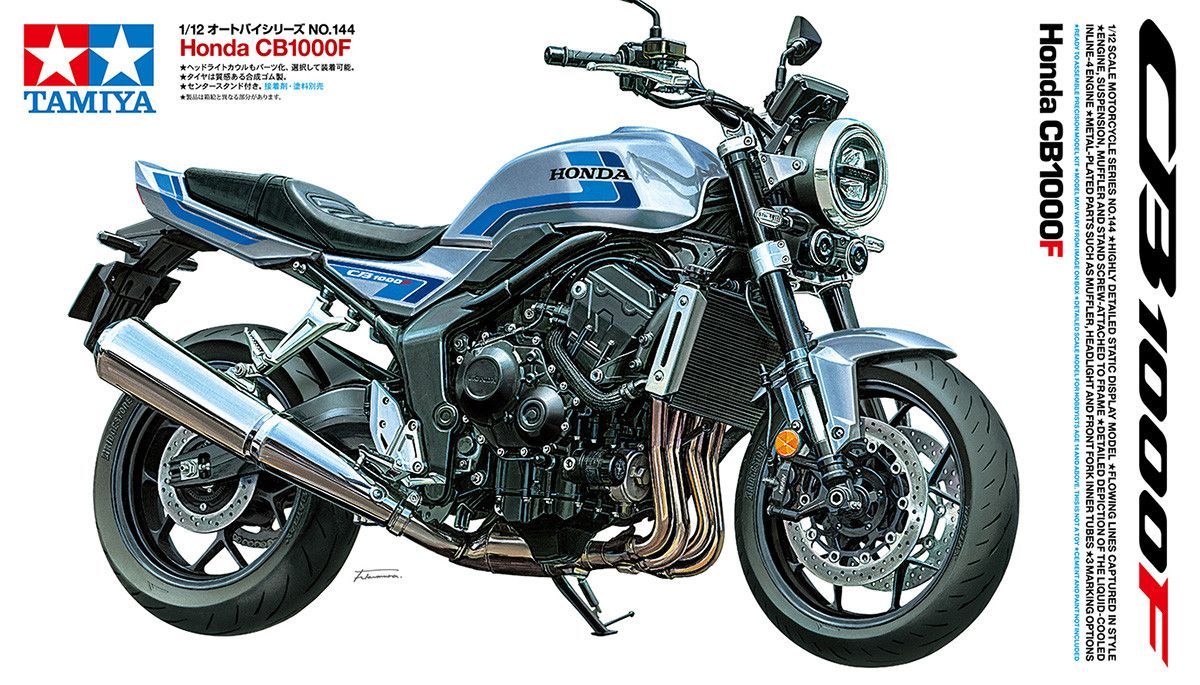 Tamiya 14144 Honda CB1000F 1/12 Scale Plastic Model Kit Tamiya 14144 Honda CB1000F 1/12 Scale Plastic Model Kit
