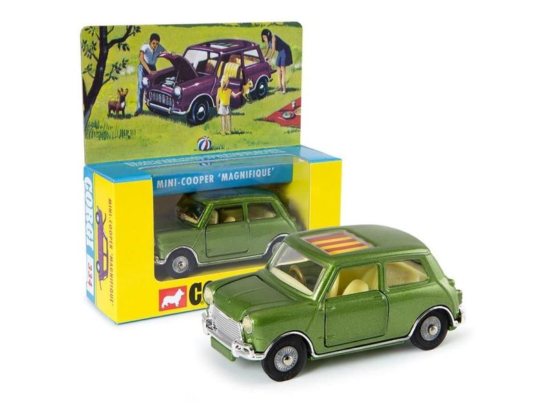 CORGITOY 334 BMC Mini Magnifique Green Edition (Reissue) Diecast Model CORGITOY 334 BMC Mini Magnifique Green Edition (Reissue) Diecast Model
