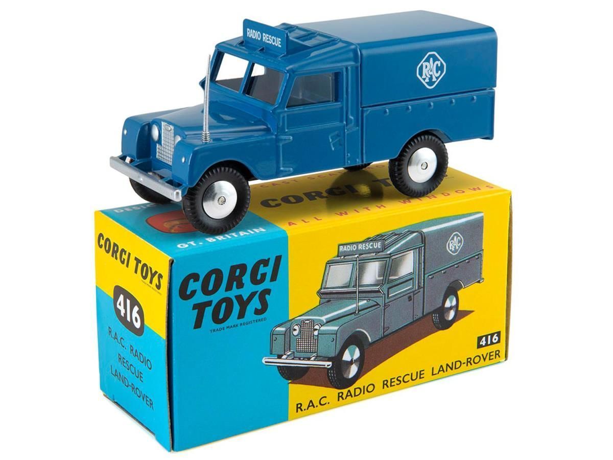 CorgiToy 416 RAC Radio Rescue Land Rover (Reissue) Diecast Model CorgiToy 416 RAC Radio Rescue Land Rover (Reissue) Diecast Model