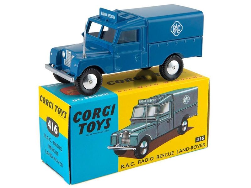 CorgiToy 416 RAC Radio Rescue Land Rover (Reissue) Diecast Model CorgiToy 416 RAC Radio Rescue Land Rover (Reissue) Diecast Model
