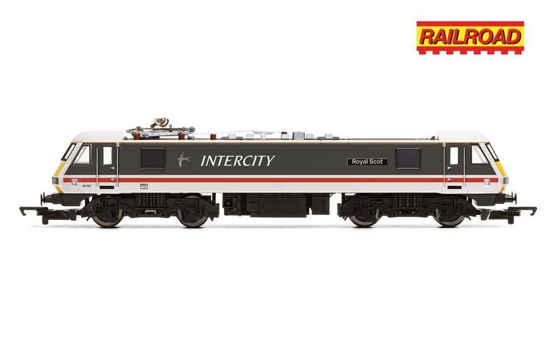 Hornby R30529 RailRoad: BR - Intercity Class 90 - 'Royal Scot' 90001 Era 8