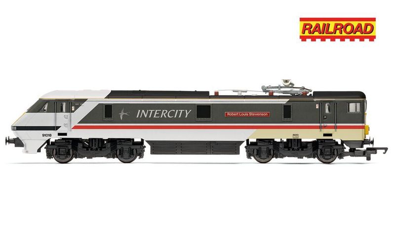 Hornby R30527 RailRoad: BR - Intercity Class 91 - 'Robert Louis Stevenson' 91018 Era 8