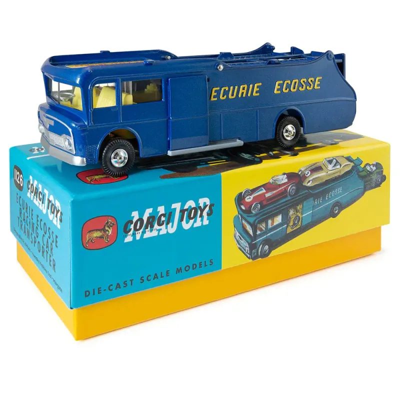 CorgiToy 1126 Ecurie Ecosse Racing Car Transporter (Reissue) Diecast Model CorgiToy 1126 Ecurie Ecosse Racing Car Transporter (Reissue) Diecast Model