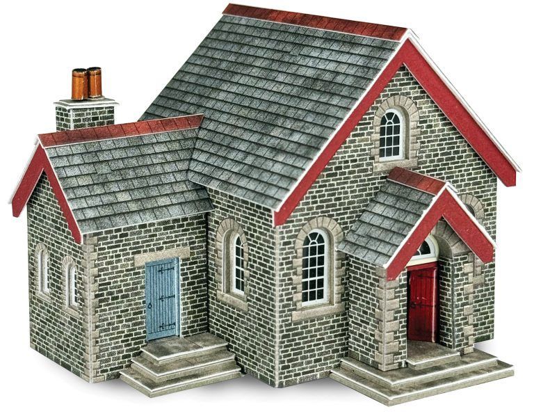 Metcalfe PN918 N Scale Little Cardleywick Chapel Card Kit Metcalfe PN918 N Scale Little Cardleywick Chapel Card Kit
