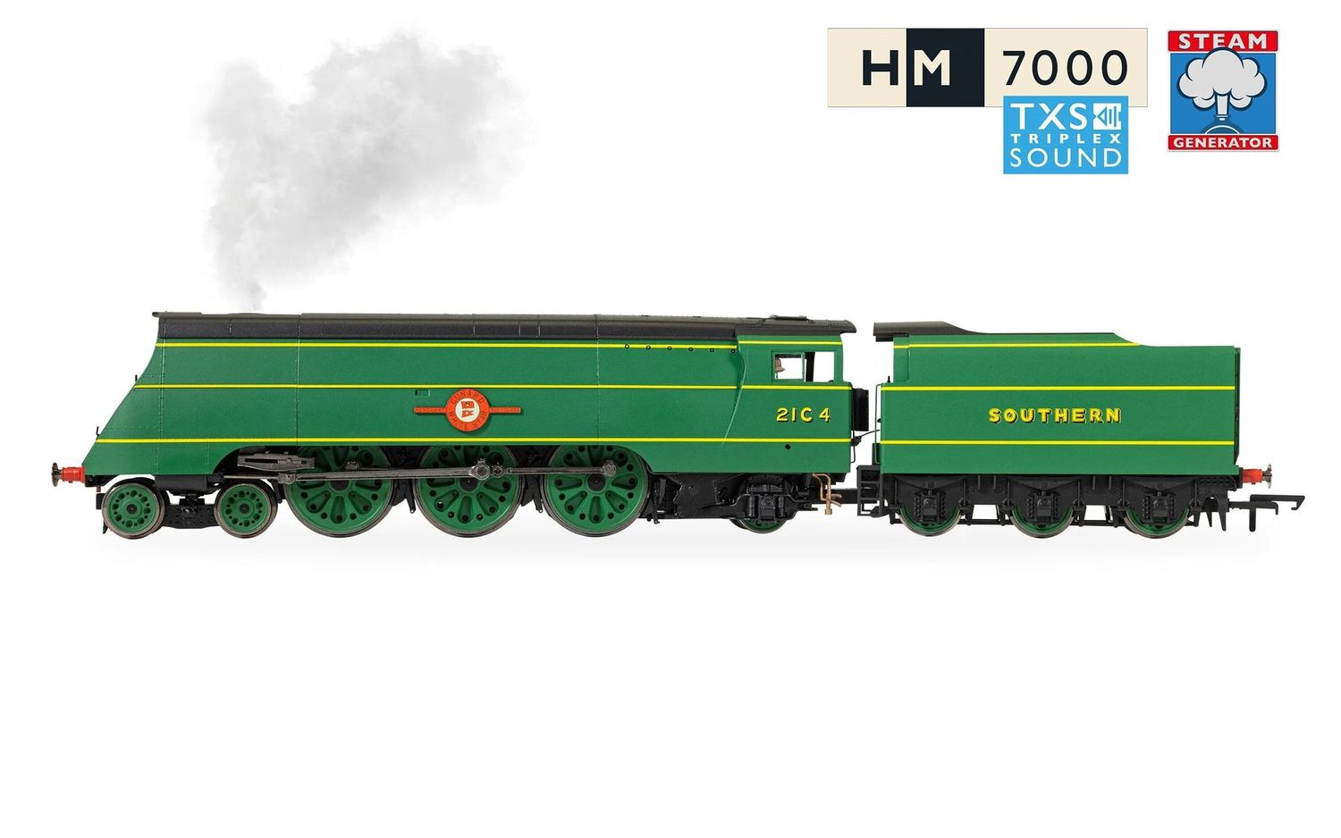 Hornby R30560SS SR - Merchant Navy Class - 21C4 'Cunard White Star' (With Steam Generator) Era 3