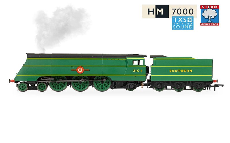 Hornby R30560SS SR - Merchant Navy Class - 21C4 'Cunard White Star' (With Steam Generator) Era 3