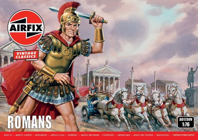 Airfix A01730V Romans 1/76 Scale Plastic Model Figures Airfix A01730V Romans 1/76 Scale Plastic Model Figures
