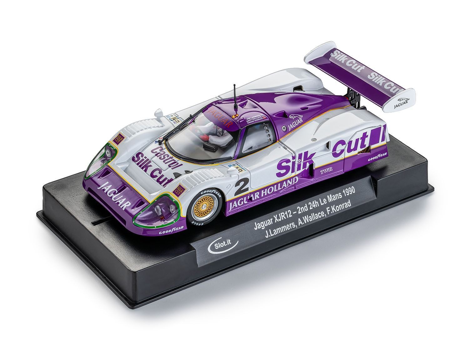 Slot.it SICA13F Jaguar XJR12 2nd Le Mans 1990 Slot Car Slot.it SICA13F Jaguar XJR12 2nd Le Mans 1990 Slot Car
