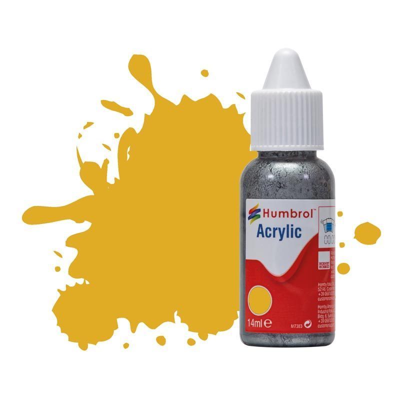 Humbrol Acrylic Paint - No 16 - Gold - Metallic - (14ml) Humbrol Acrylic Paint - No 16 - Gold - Metallic - (14ml)