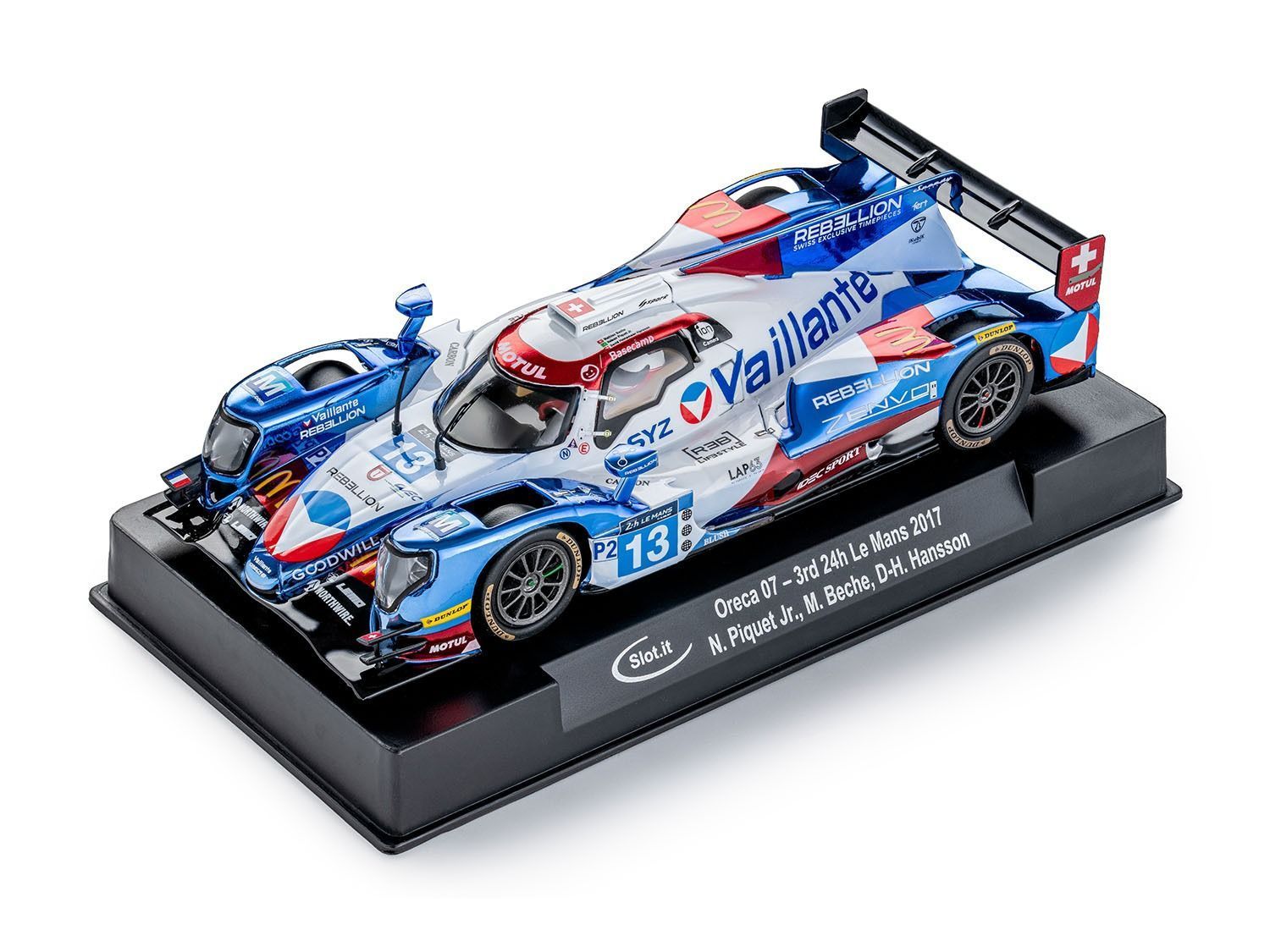 Slot.it CA55D Oreca 07 3rd Le Mans 2017 Piquet Jnr/Beche/Hansson Slot Car