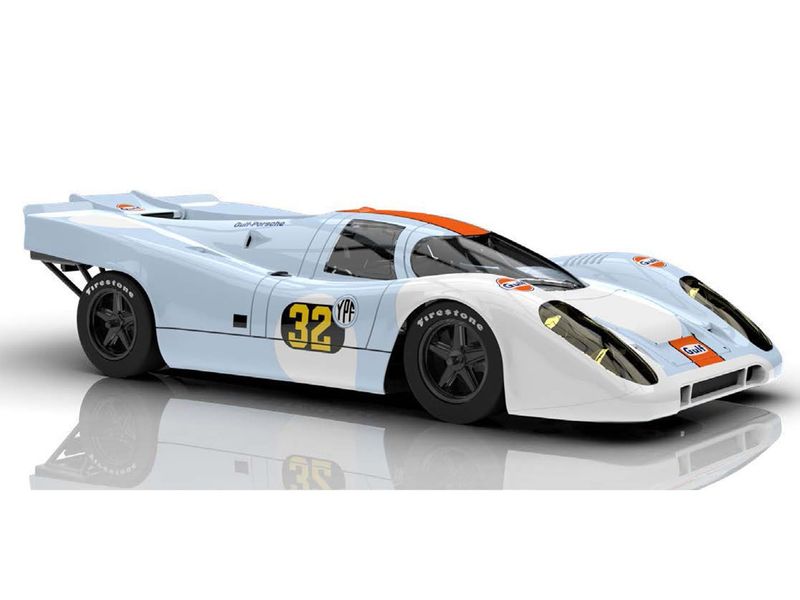 NSR0631SW Porsche 917KGulf Buenos Aires 1971 No.32 Runner Up Slot Car