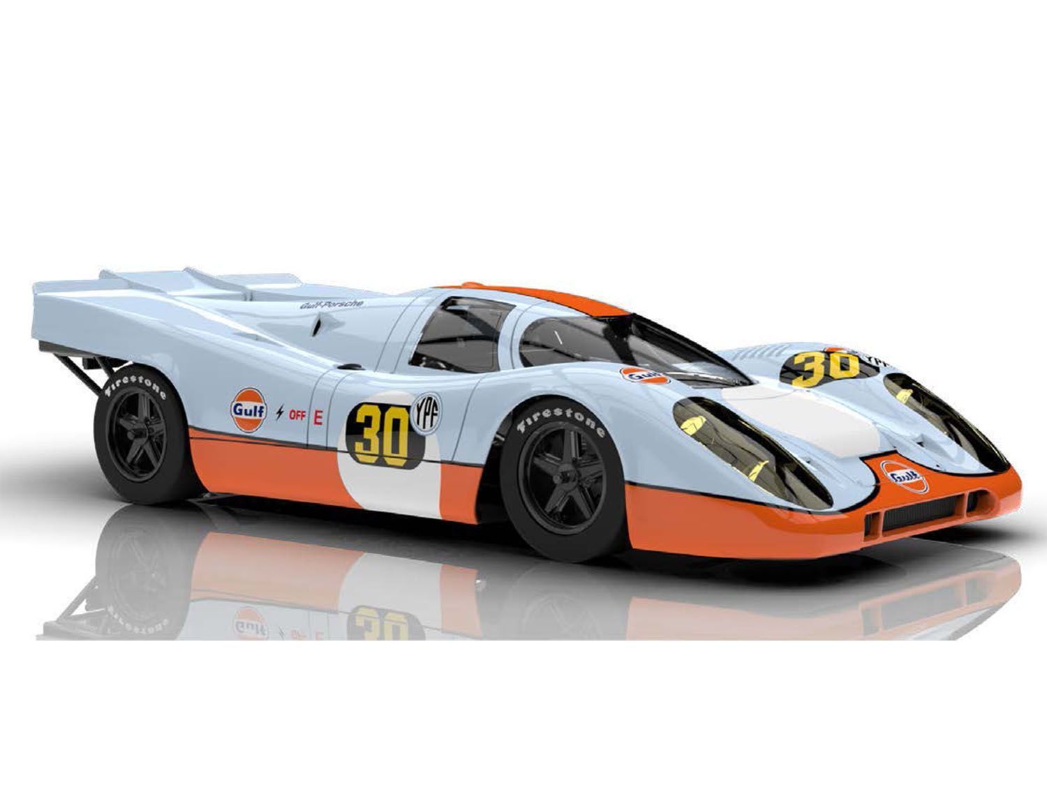 NSR0630SW Porsche 917K Gulf Buenos Aires 1971 No.30 Winner Slot Car