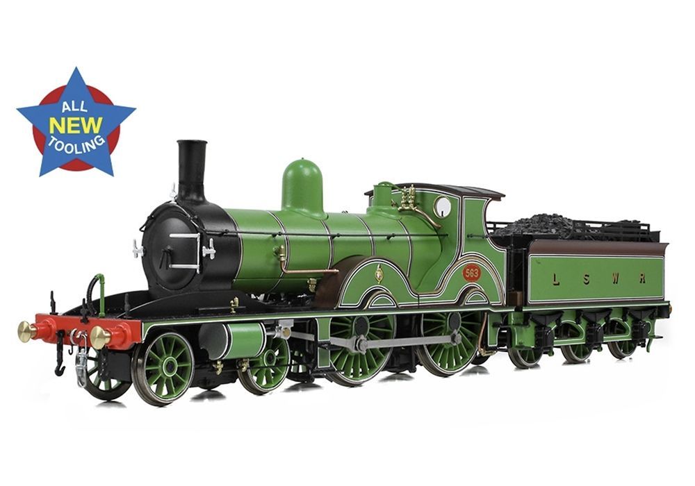 EFE Rail E85030 LSWR Adams T3 563 LSWR Drummond Green Era 2 OO/HO Gauge Locomotive EFE Rail E85030 LSWR Adams T3 563 LSWR Drummond Green Era 2 OO/HO Gauge Locomotive