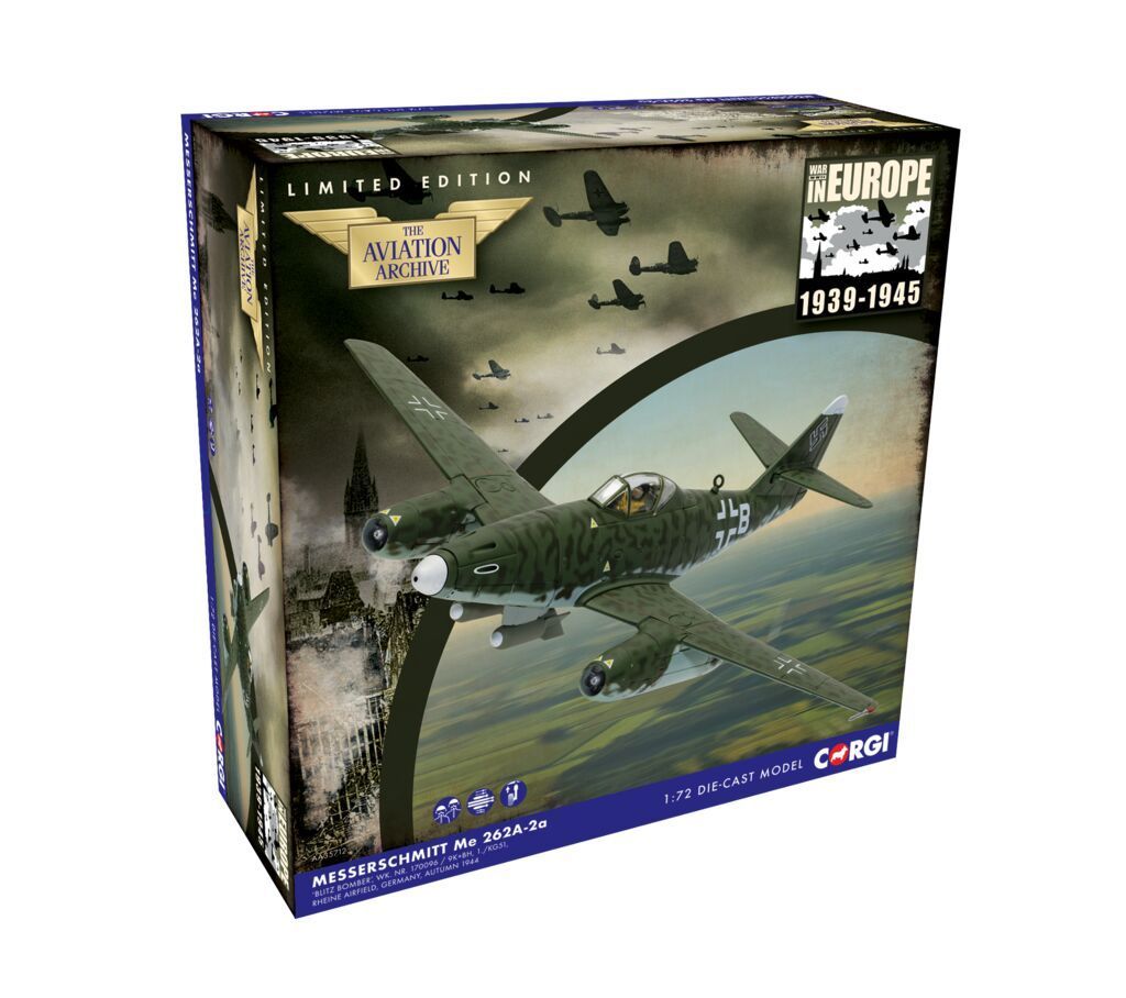 Corgi AA35712 Messerschmitt Me 262A-2a 'Blitz Bomber' Diecast Model Corgi AA35712 Messerschmitt Me 262A-2a 'Blitz Bomber' Diecast Model