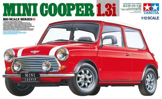 Tamiya 12031 Mini Cooper 1.3i 1/12 Scale Plastic Model Kit Tamiya 12031 Mini Cooper 1.3i 1/12 Scale Plastic Model Kit