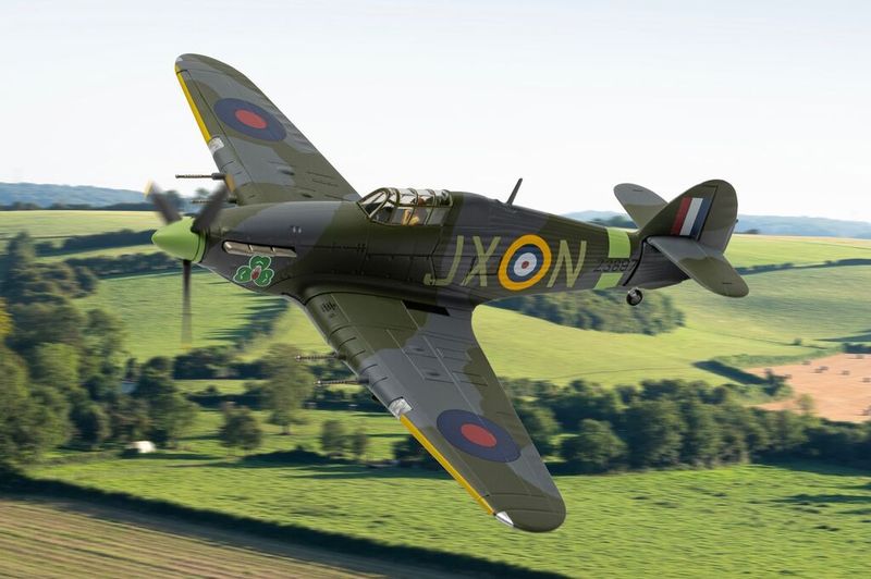 Corgi AA39705 Hawker Hurricane Mk.IIC - F/O William W. McConnell Diecast Model Corgi AA39705 Hawker Hurricane Mk.IIC - F/O William W. McConnell Diecast Model