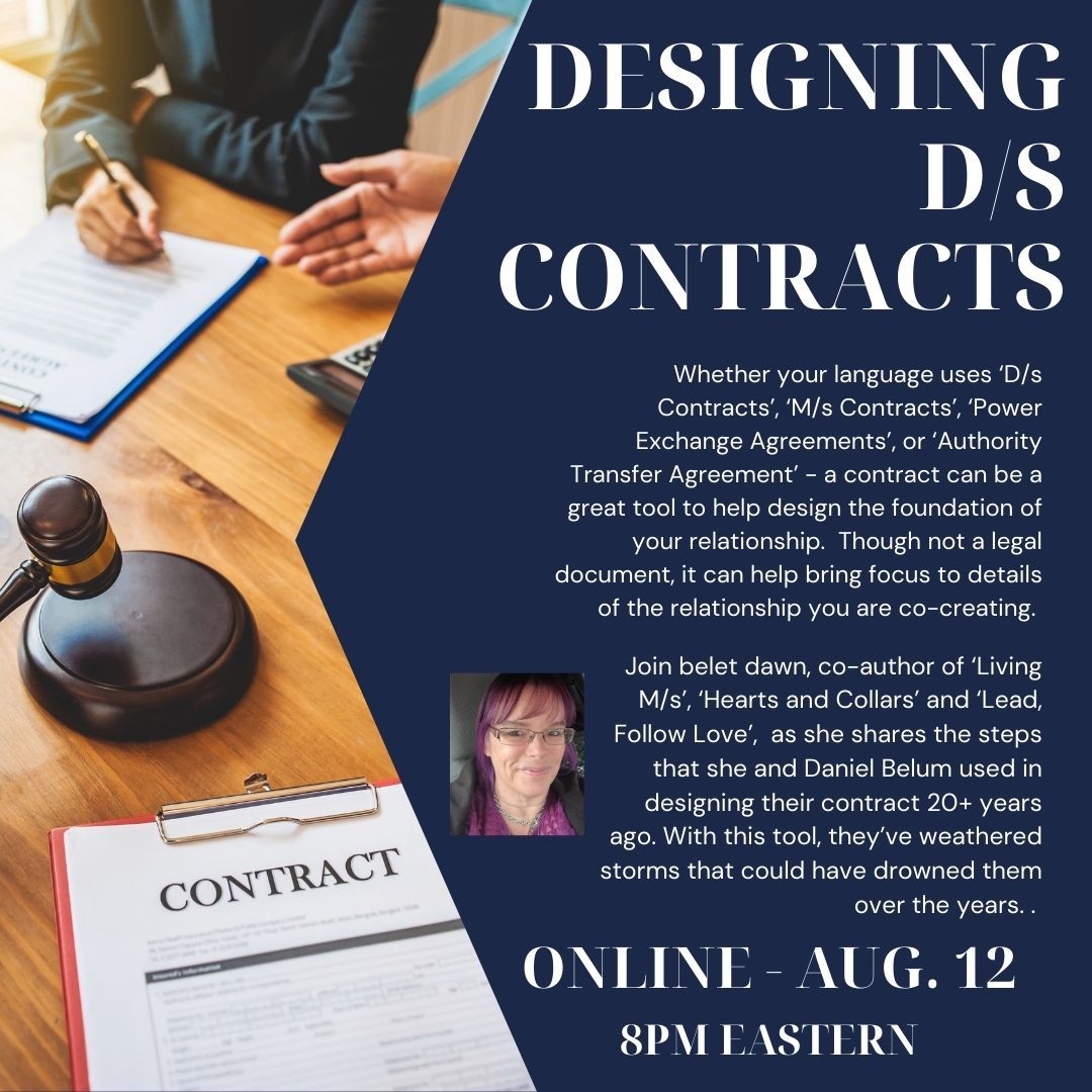 Designing D/s Contracts (2025)