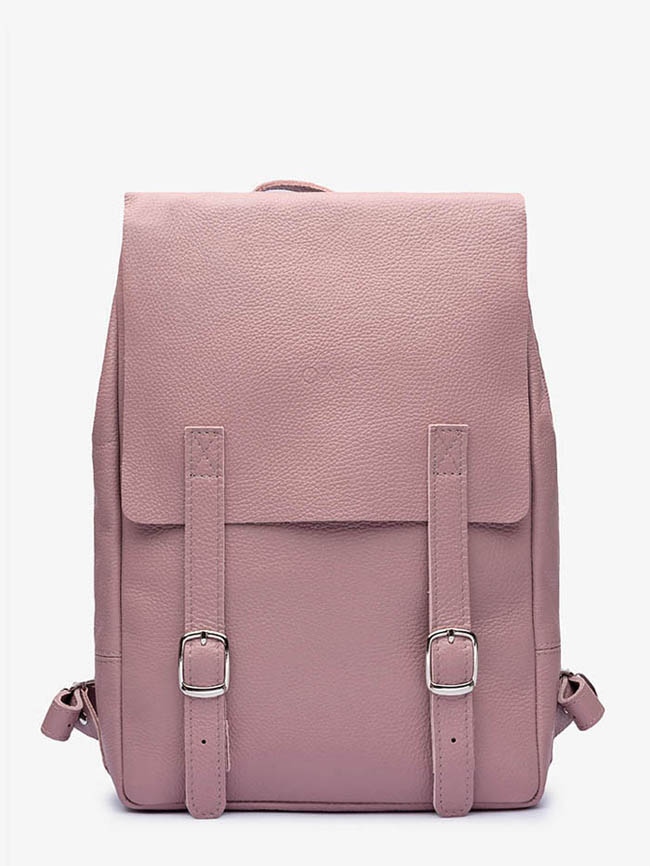 Пепельно-розовый рюкзак