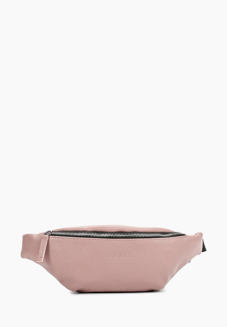 Пыльно-розовая поясная сумка