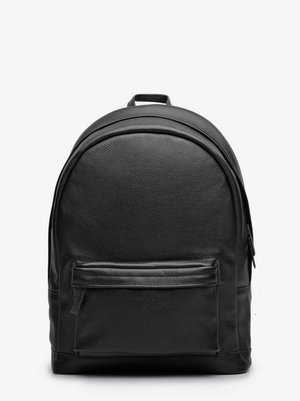 рюкзак закругленный черный текстура L