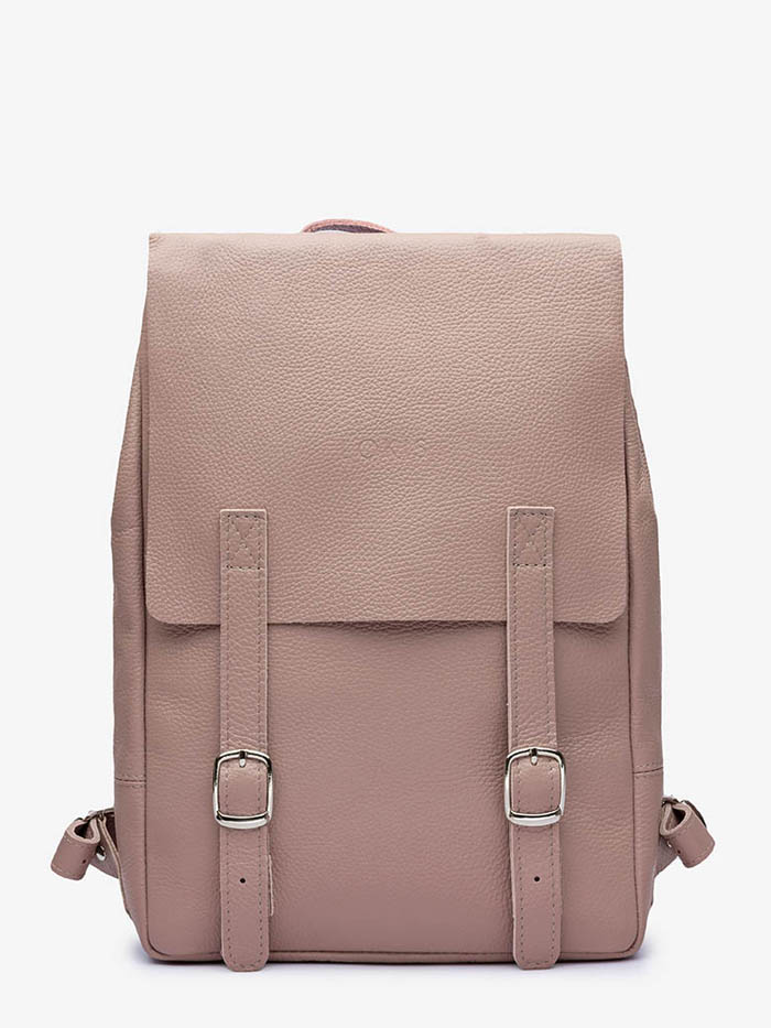 Бежево-розовый рюкзак
