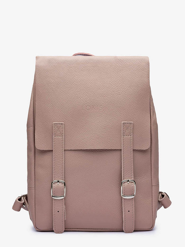 Бежево-розовый рюкзак