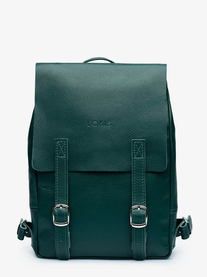 Текстурный зеленый рюкзак