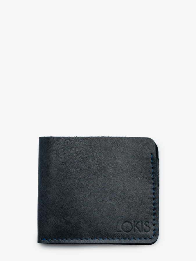 Темно-синий бумажник